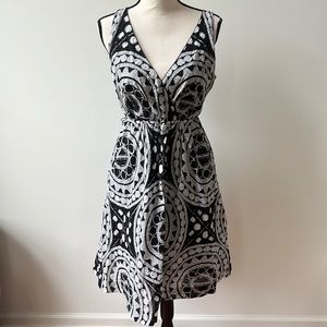 Anthropologie We Love Vera Black and White Dress